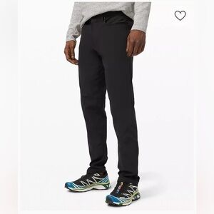 Lululemon ABC Pants Classic Fit Straight Leg Black Classic Casual Basic Size 31